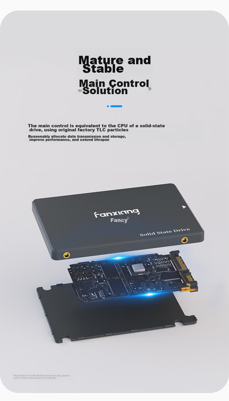 FANXIANG 512GB SSD Solid State Drive SATA3.0 Interface High-Speed Low-Power Desktop Laptop Upgrade Core Stable Component FP325T 4