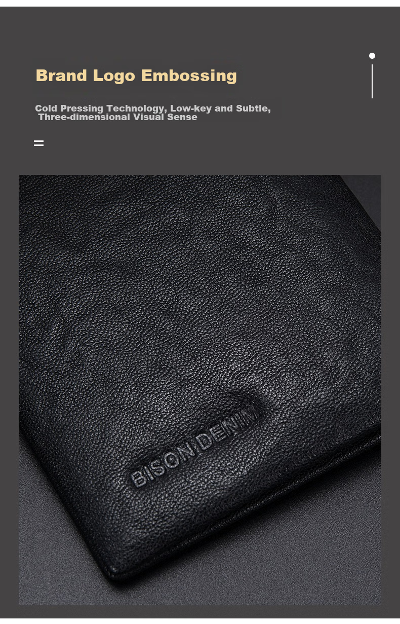 Meizhouyeniou Men's Long Wallet, Genuine Leather Business Casual Deer Head Logo Multifunctional Purse, Birthday Gift for Boyfriend 10