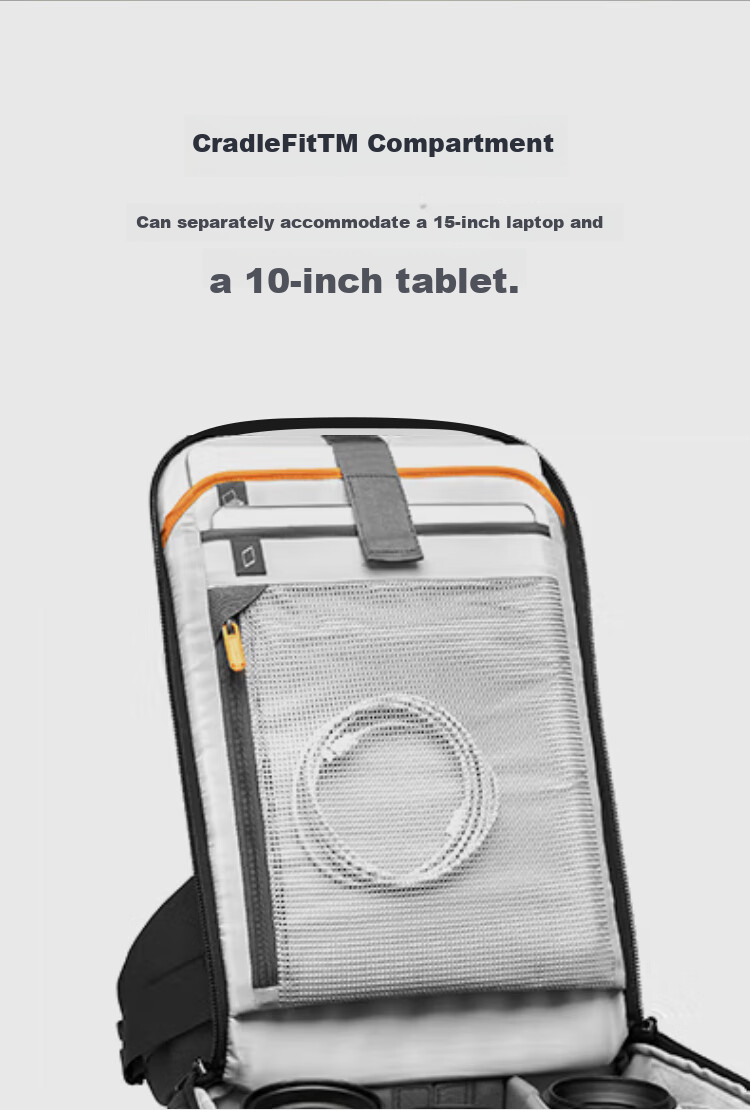 LOWEPRO Leshebao Camera Bag, Rocket Hand Flipside BP 300 AW III Large Capacity Outdoor DSLR Mirrorless Photography Bag, Backpack, Drone Backpack LP37350-PWW 10