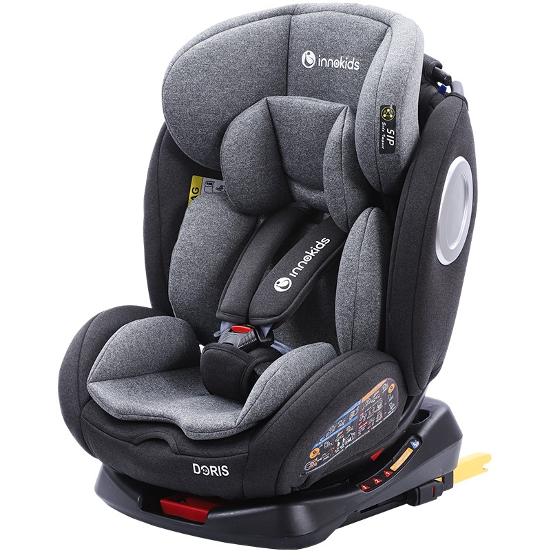 innokids儿童安全座椅汽车用ISOFIX接口 0-4-12岁婴儿宝宝新生儿可躺YC06