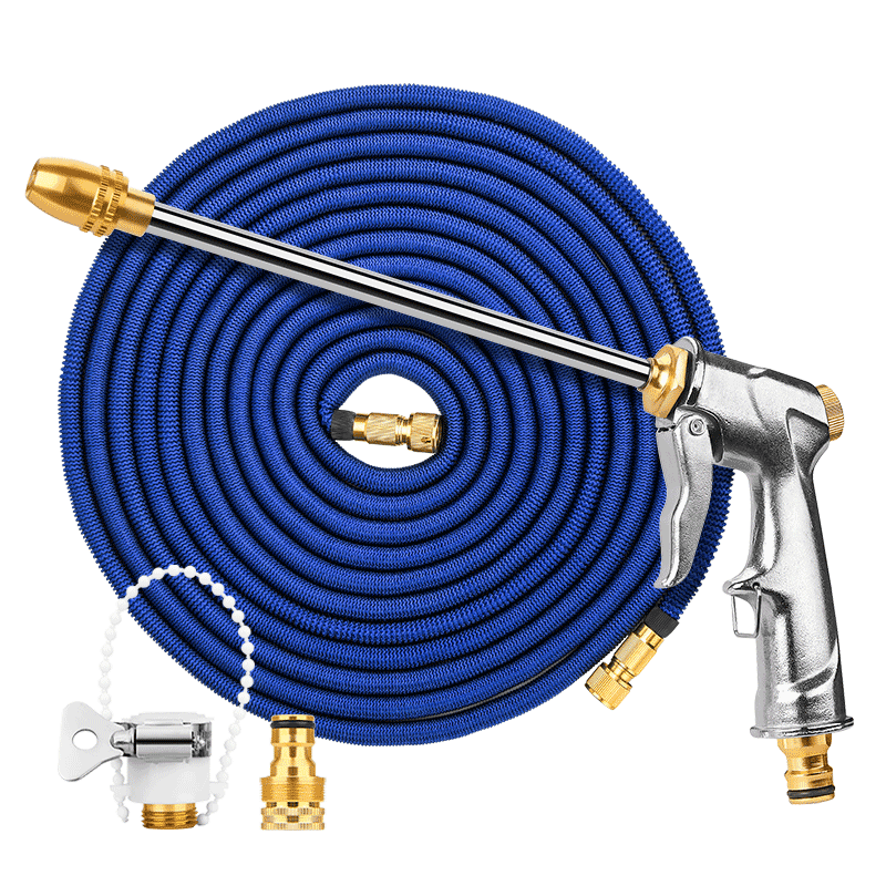 Xiangdaxia Car Wash Spray Gun, High-Pressure Water Gun, Hose, Flexible Hose, Watering Gun, Extendable Adjustable Hose, 22 Meters