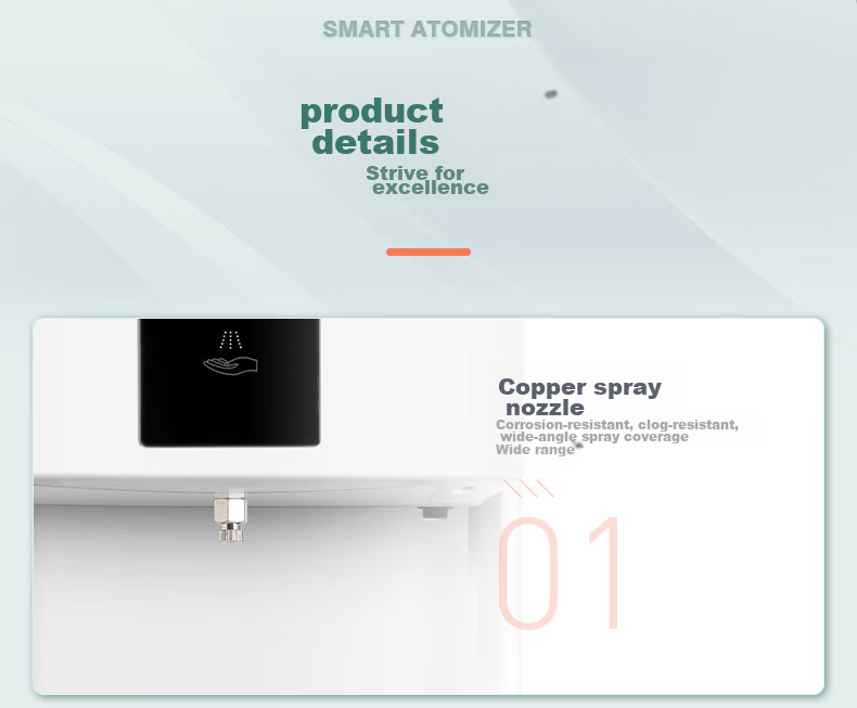 MODUN M-X6 Automatic Sensor Hand Sanitizer Wall-Mounted Alcohol Disinfection Machine, Sterilizing Spray Cleaner, Phone Sanitizer Sprayer 12