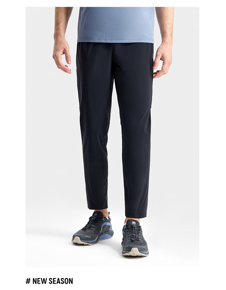 FILA Official Men's Knitted Basic Straight-Leg Fitness Sports Pants 17