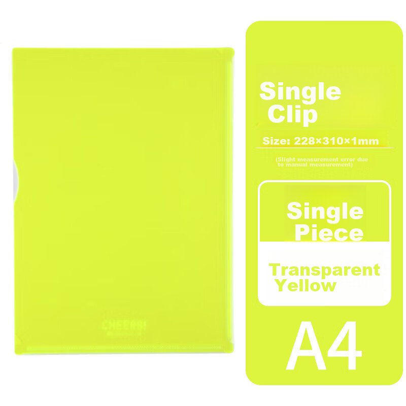KINGJIM CHEERS Transparent Single-Sheet Clip A4 Prenatal Check-Up Student Exam Paper Storage Contract Insert File Folder Inspection Report Transparent White CH757T3C Digital Full Mesh Low Price 5