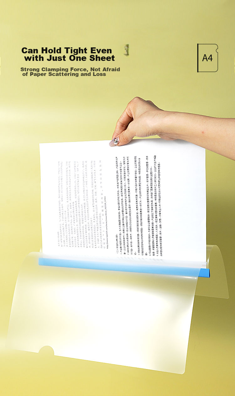 TANGO Lever Arch File Folders, 6mm Wide Water Drop Design, Pack of 10, A4 Size, PVC Mixed Colors, School Supplies, Can Hold up to 30 Sheets 4