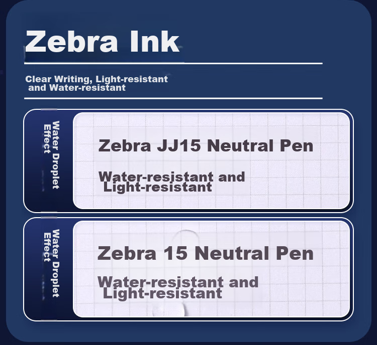 ZEBRA JJ15-JM Bui Yexing Limited Edition Gel Pen, 0.5mm Retractable Bullet Tip, Signature Pen for Students' Journaling And Marking, Dark Green, Single Pe 2