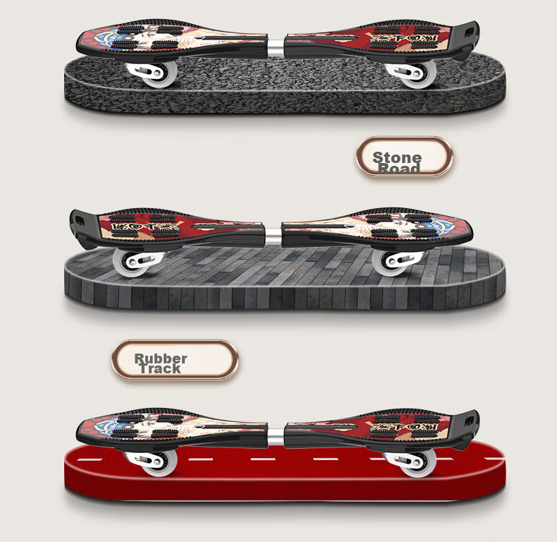 SWAY Premium Version Two-Wheel Scooter for Beginners, Active Board, Children's Dragon Board, Snake Board for Adults, Two-Wheel Flashing Snake Board M3 26