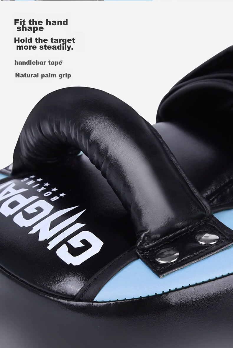 Jingpai Children's Sanda Fighting Target Foot Target Parent-Child Set, Home Exercise for Adults And Kids, Boxing Gloves, Sky Blue Color 18