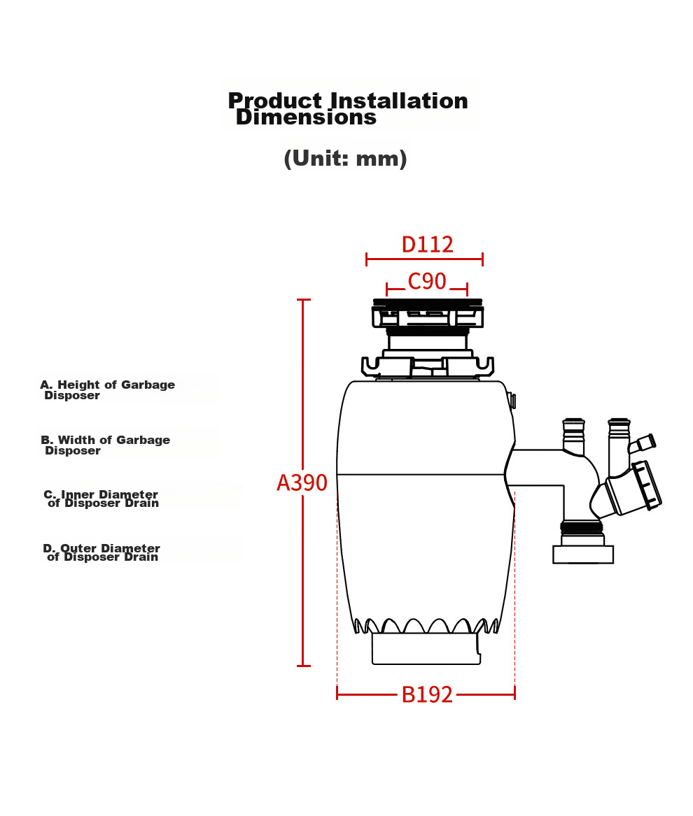 Honeywell New National Standard Dual A-Grade Kitchen Waste Intelligent Garbage Disposal, 800W Fully Automatic Inlet X6PRO 24
