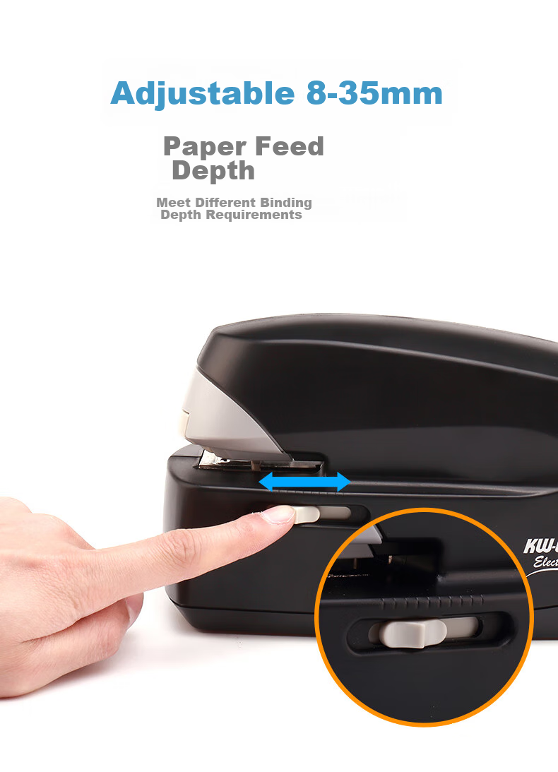 KW-Trio Electric Stapler with Intelligent Sensor, Fully Automatic Binding Machine, Can Staple up to 25 Pages 6