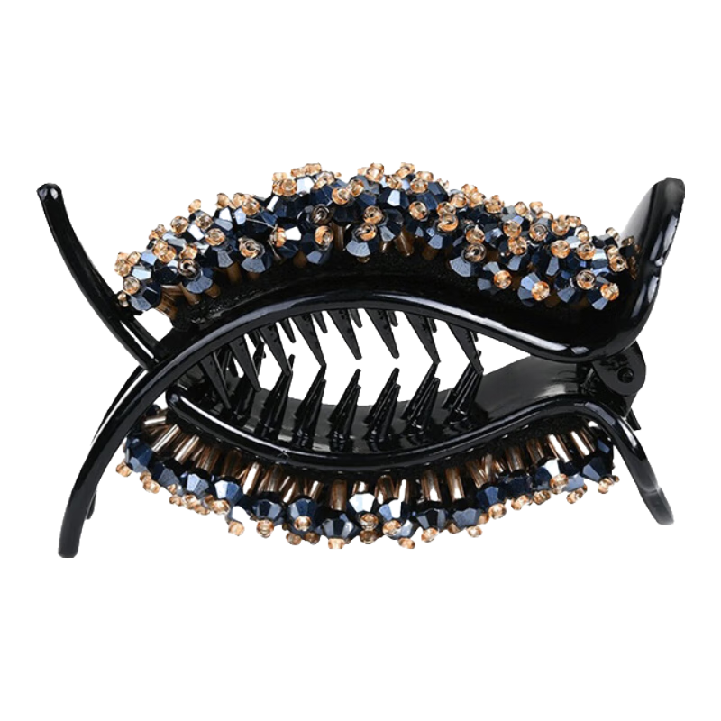 CHIMERA Bun Maker Hair Claw Clip, Korean Hair Accessory, Beaded Hair Bun Maker, Ponytail Holder for Women, Mid-Autumn Festival Gift