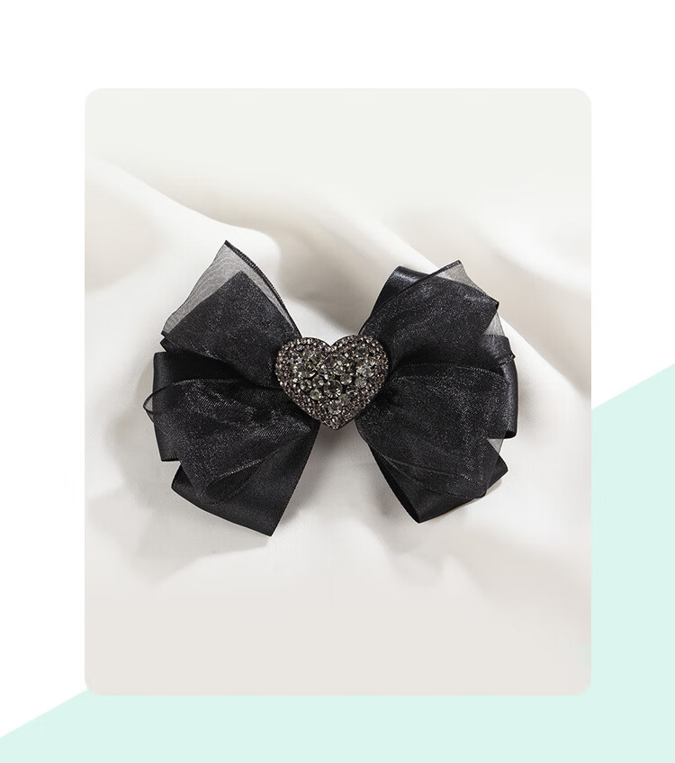CHIMERA Back-Of Bun Hair Clip, French Bow Barrette, Half-Up Hairpin, Hair Accessory for Women, Mid-Autumn Festival Gift 1