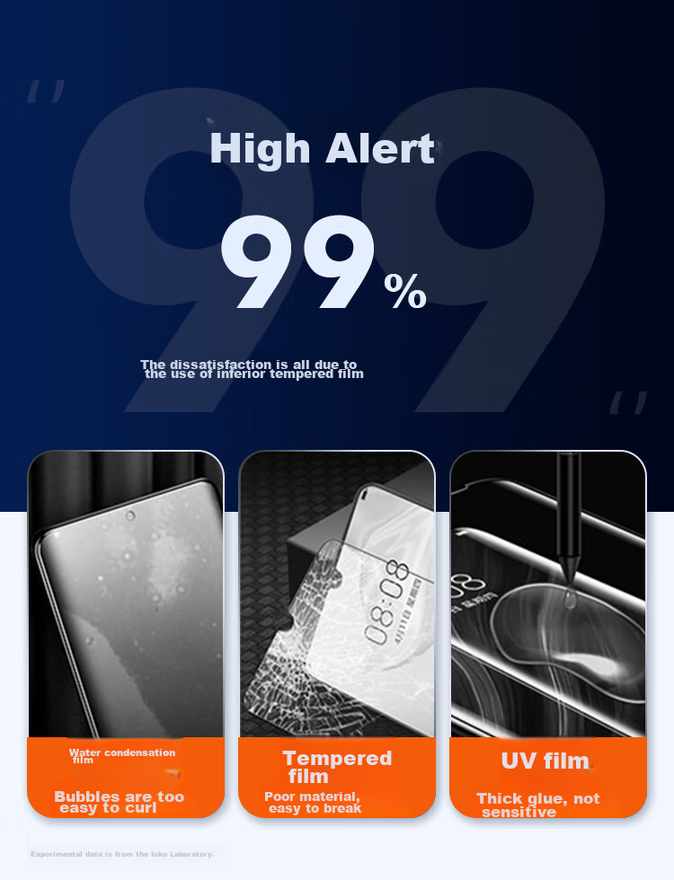 Yisika Tempered Glass Screen Protector for Huawei Mate X2 Collector's Edition Foldable Phone, 5G Protective Film, Anti-Scratch, Wear-Resistant, Low Fingerprint, HD Gaming Full-Screen Film JM830 1