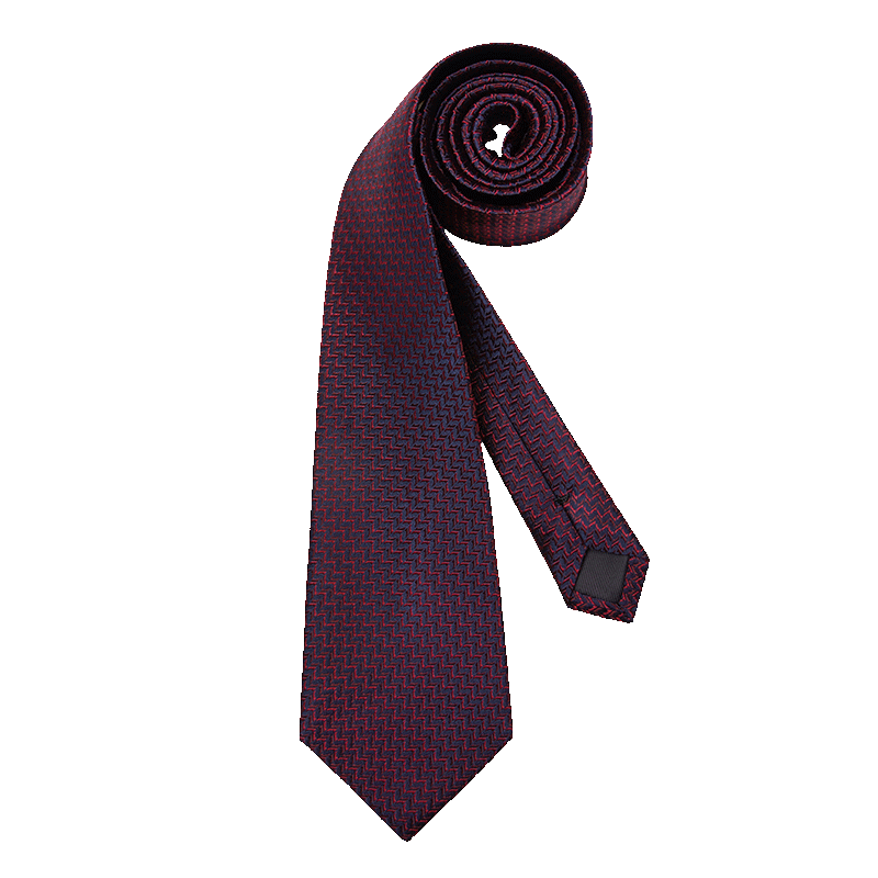 Luomeng Men's Business Formal Necktie, Wedding Groom's Silk Tie, Hand-Tied, 8 Cm Wide, Gift Box Packaging
