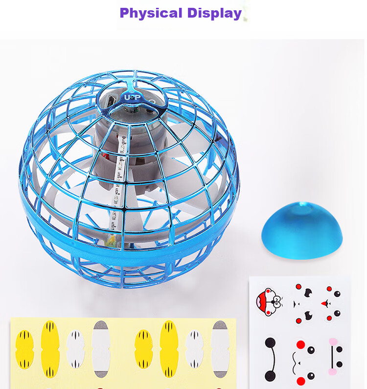 TaTanice Sensor Flying Ball, Gyroscope Flight Device Toy, High-Tech UFO Hovering Ball, Birthday Gift for Boys And Girls 10