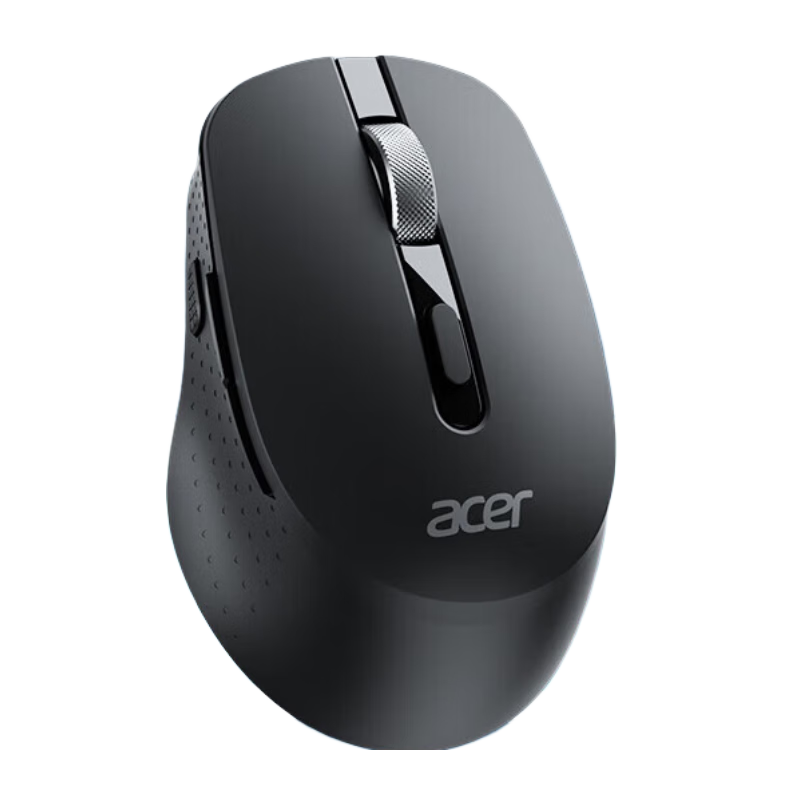 Acer Wireless Bluetooth Dual-Mode Mouse Type-C Rechargeable Portable Ergonomic Black OMR335