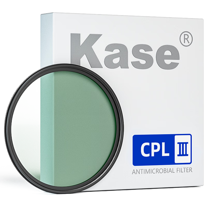 Kase CPL Polarizing Filter Third Generation, CPL III 62mm, Polarizer, Light-Filtering Lens, High Clarity, High Transparency, Low Reflection, Eliminates Glare, Increases Saturatio