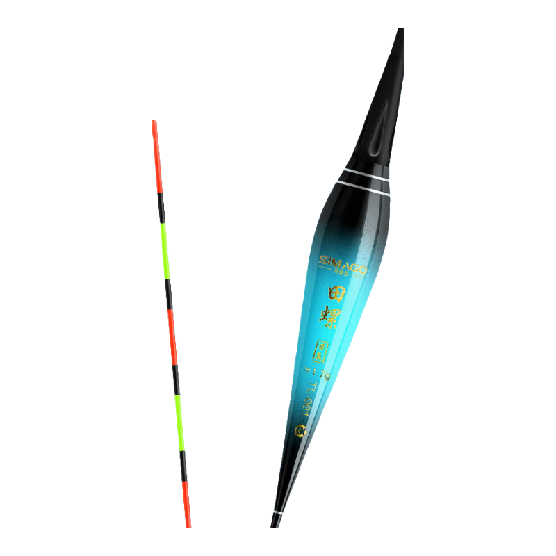 SIMAGO Color-Changing Luminous Fishing Float with Bite Indicator for Day And Night Use, Electronic Float for Black Pit Night Fishing TL-06