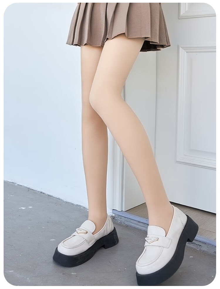 LangSha Light-Legged Bare-Feel Device for Women, Autumn And Winter Base Layer Pants, Thickened Fleece-Lined, Natural Skin-Tightening, Seamless White Skin, Thickened Fleece 21