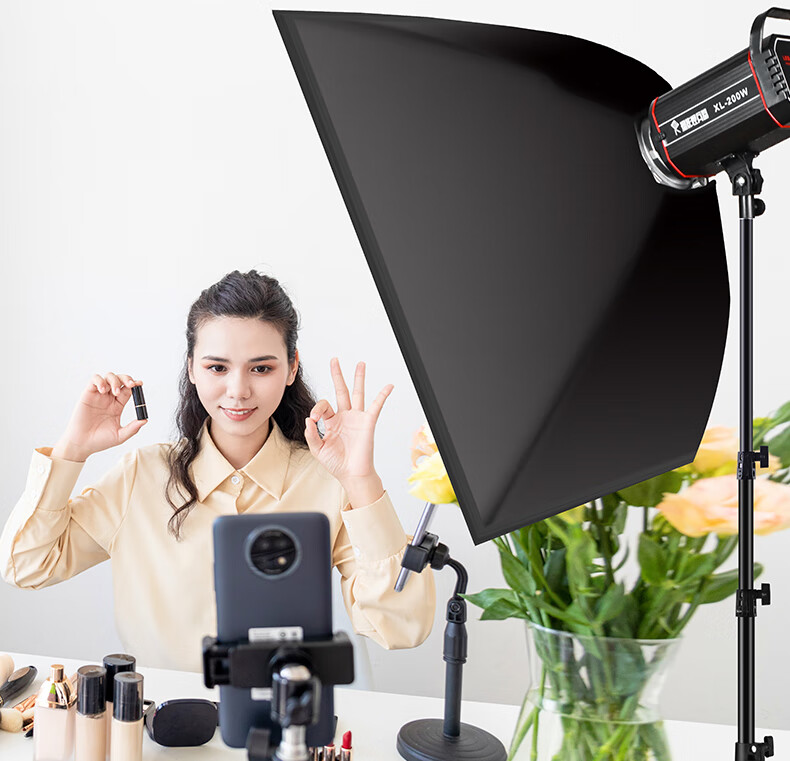 Hakutatz XL-200W Softbox Kit, Live Streaming Fill Light, Professional Photography Lighting, Continuous Soft Sunlight Lamp, Children's Photo And Video Portrait Light, Streamer Clothing Light Box Equipment 2