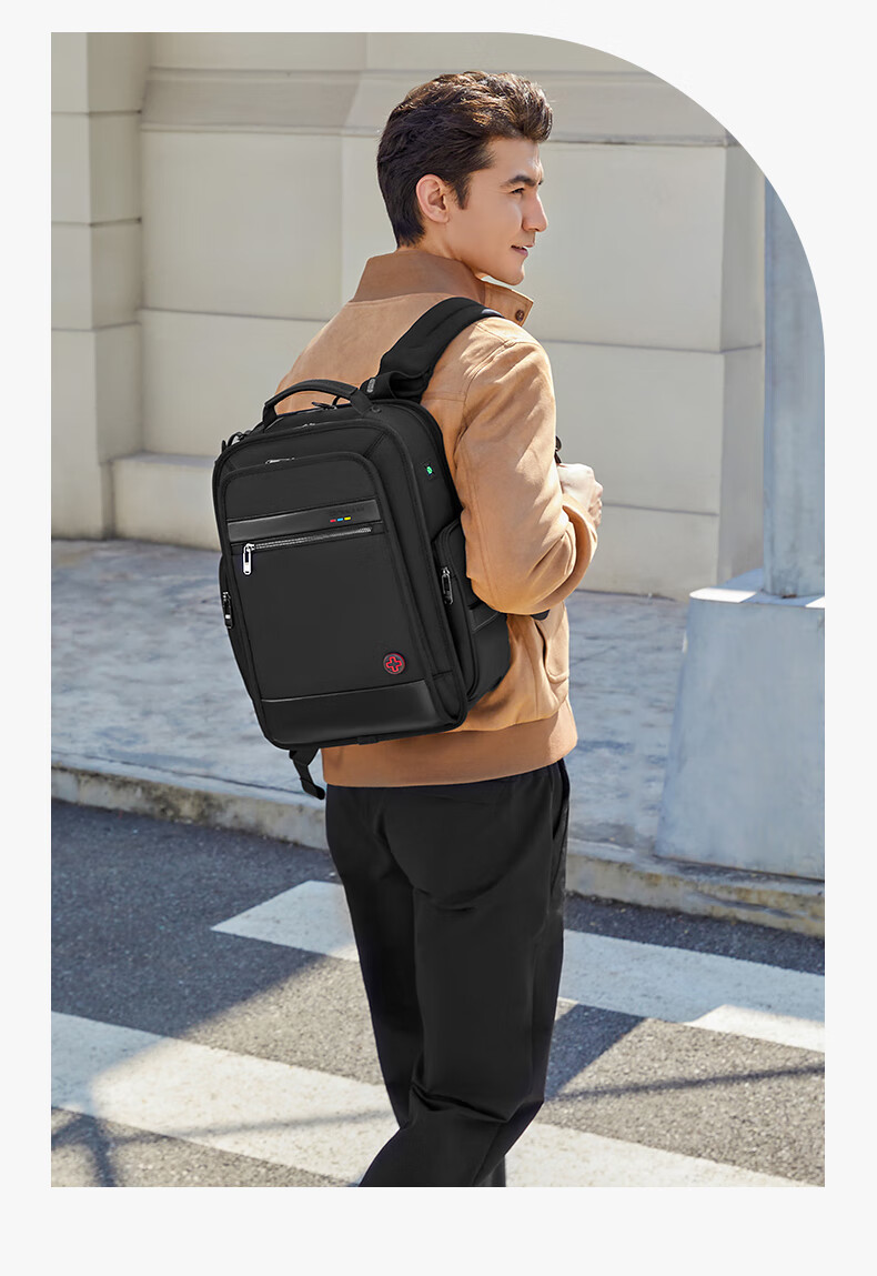 CROSSGEAR Cross Medal Weight Reduction Master Business Backpack, Huawei 16-Inch Laptop Travel Bag, HarmonyOS Smart Connection Certified for Me 17