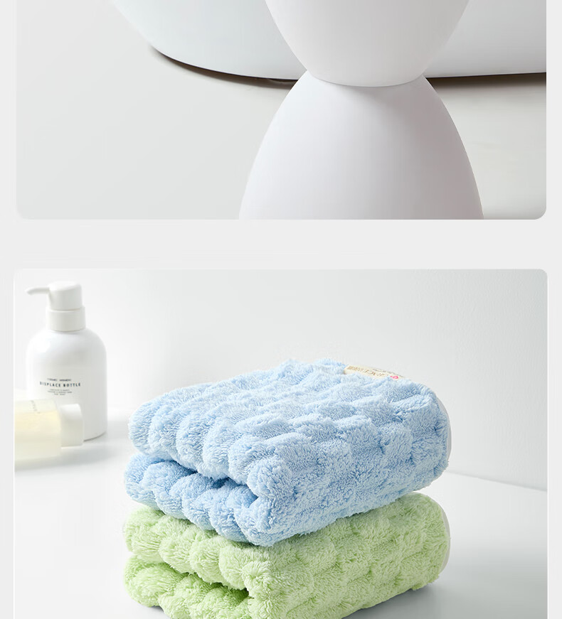 Grace Class A Towels, Children's Towels 3-Pack, Face Washing Home Use Soft Absorbent Adult Children Baby Face Towel 14