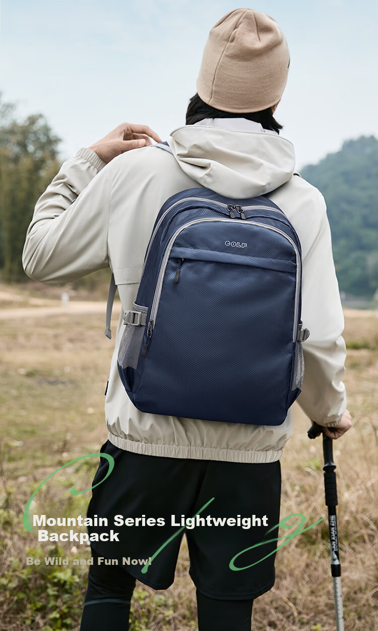GOLF Foldable Backpack for Men And Women, Water-Resistant Outdoor Travel Sports Bag, Lightweight Student Schoolbag 1
