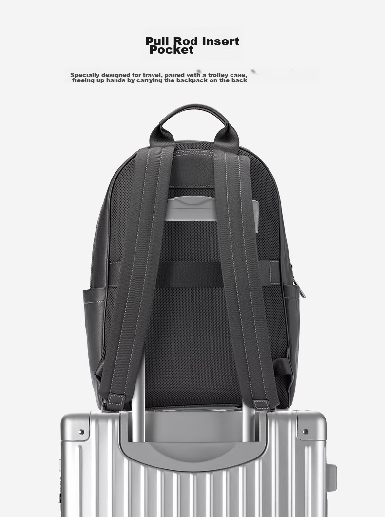 Aokang Men's Backpack, Laptop Bag, School Bag, Business Commuter Bag, Birthday Gift for Husband 8