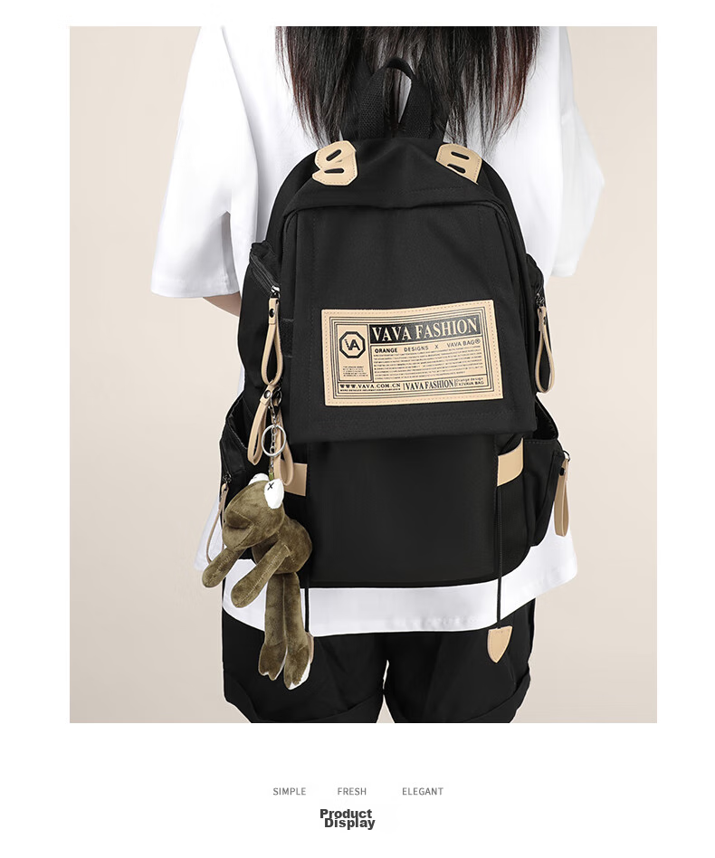 Aiqinghai Backpack for Women, Large Capacity School Bag for Primary, Middle And High School Students, Laptop Backpack for College Students, 15.6-Inch Computer Bag 14