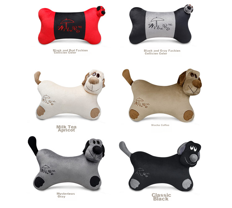 ICAROOM Car Headrest Neck Pillow, Hollow Cotton Car Cushion, Cartoon Car Bone Pillow NB-103KT 12