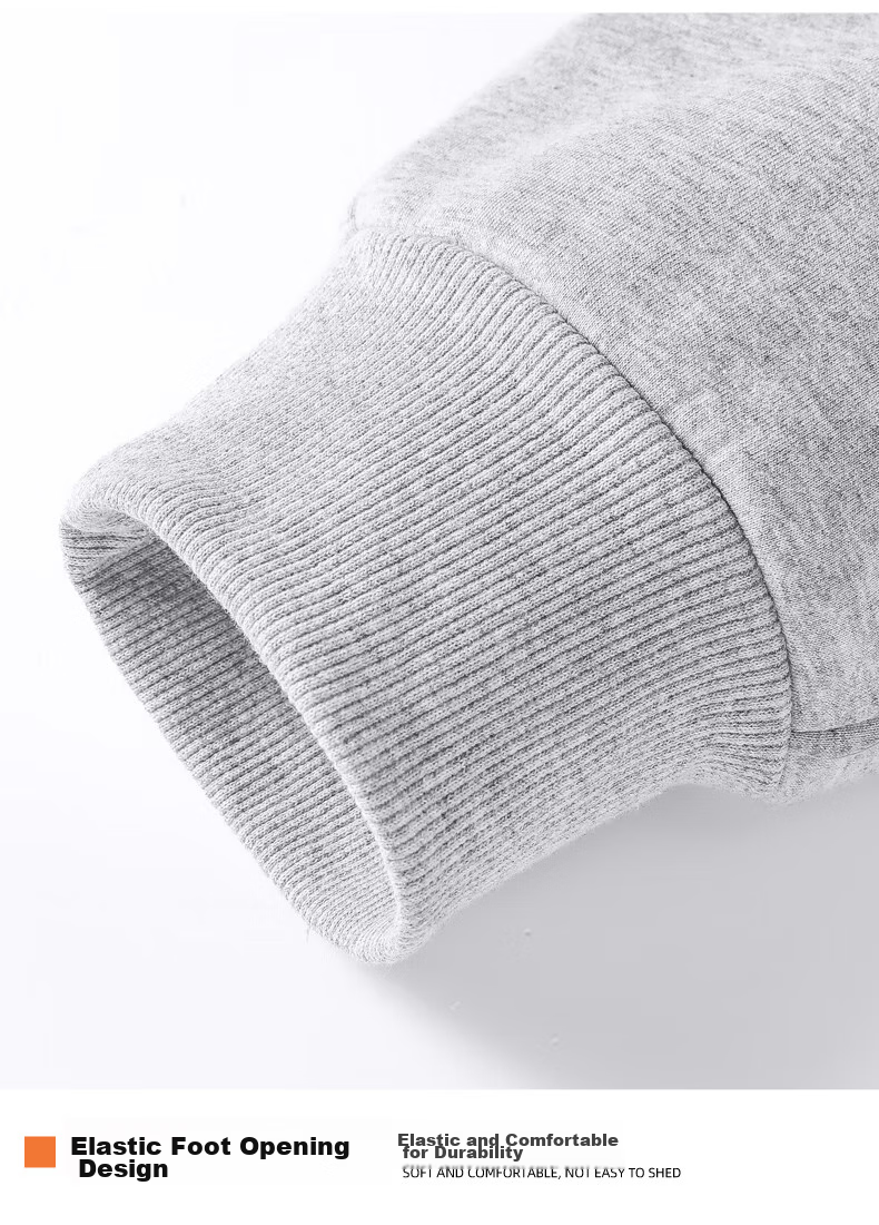 Jeanswest Casual Pants for Men, Spring And Autumn Style, Sports Sweatpants, Heavyweight Joggers, Trendy Brand, Loose-Fitting Large Size Black Trousers for Me 18