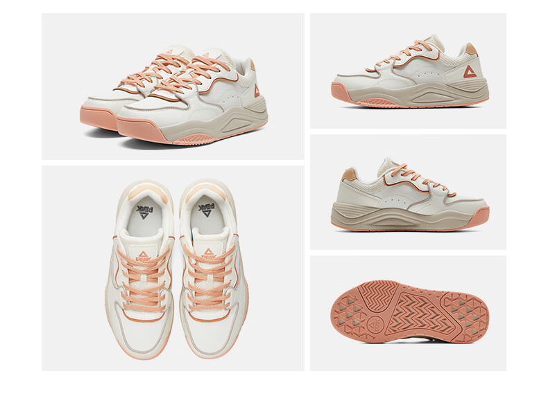 PEAK Taiji Manxing Canvas Shoes, Women's Mesh Shoes for Summer, Wear-Resistant, Versatile, Thick-Soled, Lightweight Casual Sneakers for Women, DB520238 10