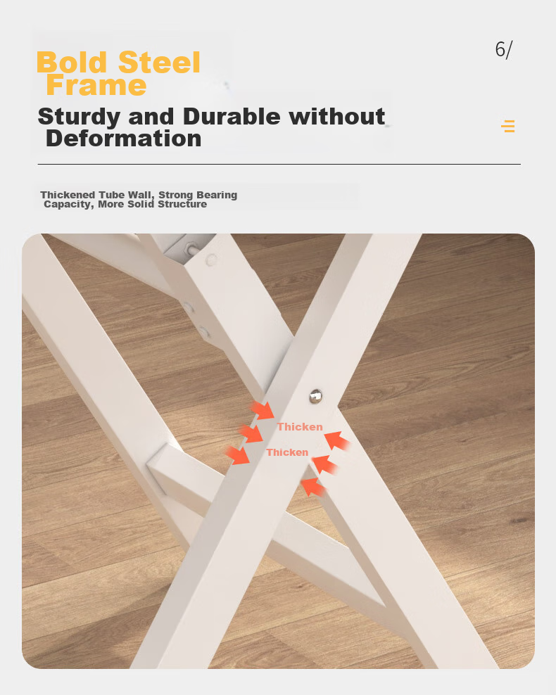Chibailun Folding Table, Dining Table for Small Apartments, Foldable Eating Table And Chairs Set, Simple And Portable Small Square Table 8