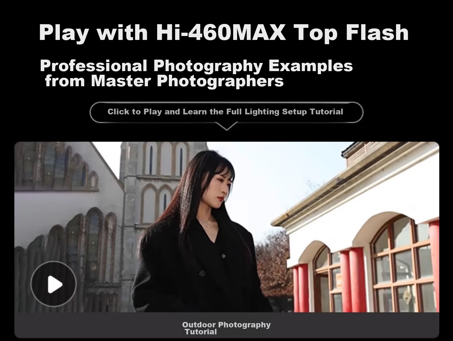 JINBEI Hi-460MAX Hot Shoe Flash for DSLR And Mirrorless Cameras, TTL High-Speed Sync, Portable for Outdoor Shooting, Compatible with Sony Hi-460MAX Sony Version (For Sony) 2