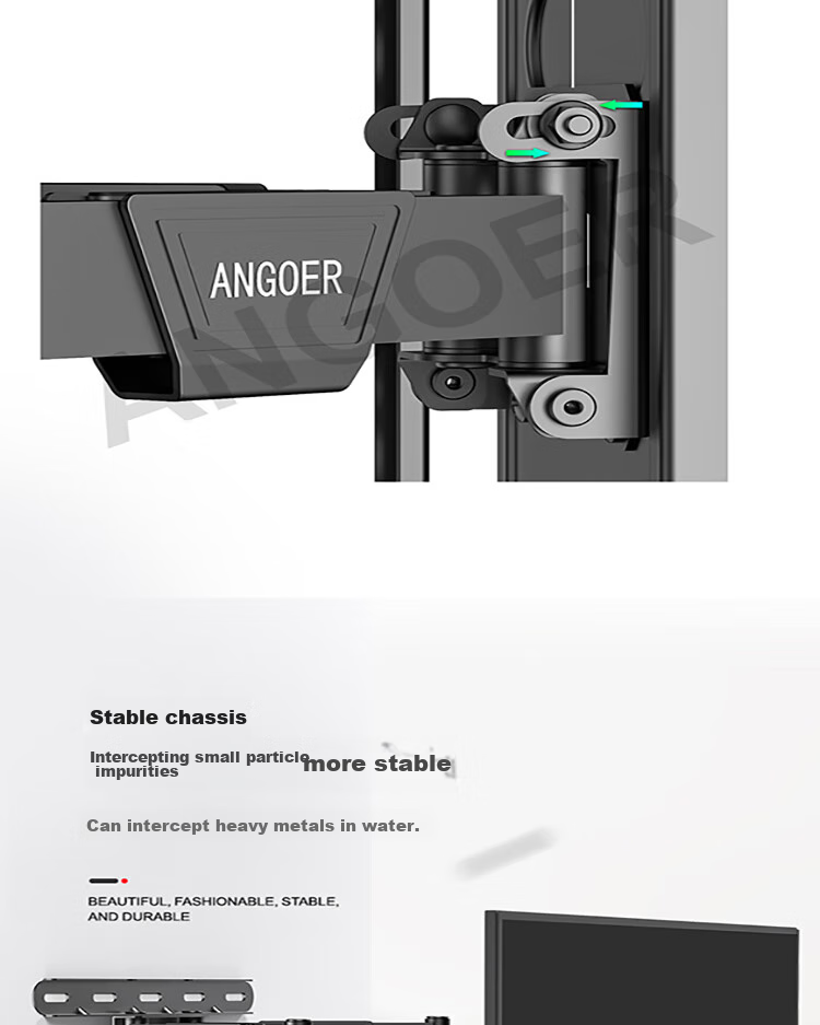 Aige Universal TV Mount Suitable for 55-120 Inch Extendable Rotating Bracket, Compatible with Multiple Brands, TV Stand AG-100 4