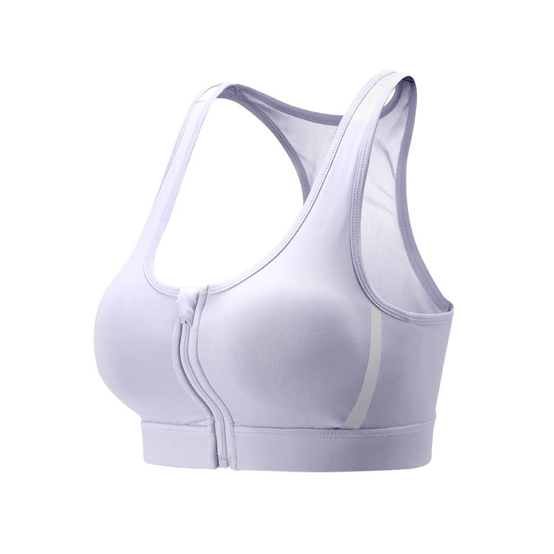 CAMEL Sports Bra for Women, Running, Yoga, Fitness, Outer Wear Vest Bra, J0S1QL9905, Light Purple, XL