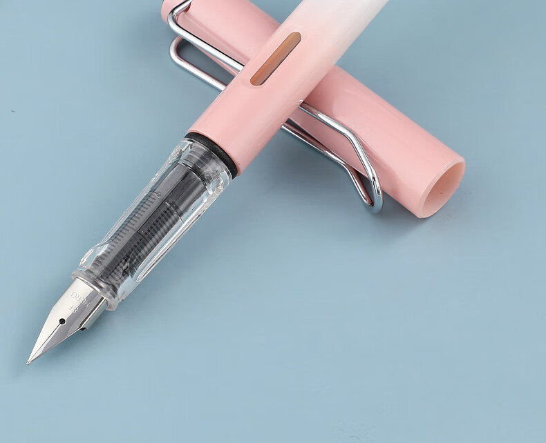 HERO Fountain Pen 1359 Nezha Series Fine Nib Thermosensitive Erasable Student Pen for Boys and Girls Beginner Handwriting Practice Grade 3 Posture Correction Ink Pen EF Nib Blue 21