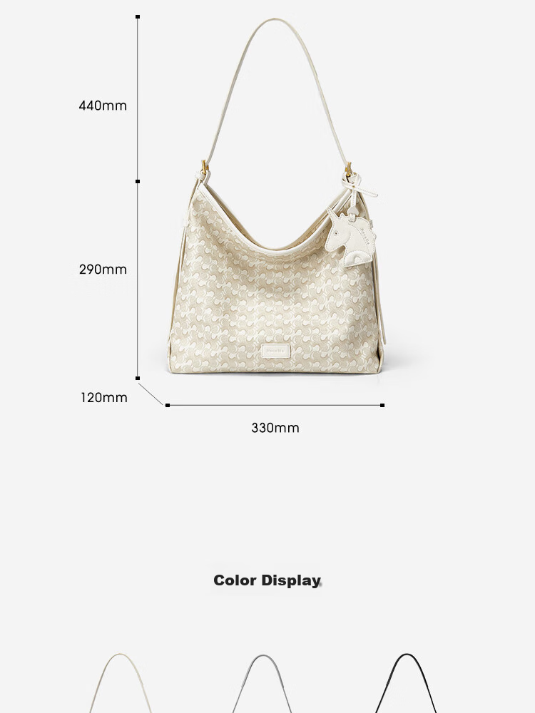 NUCELLE Wave HOBO Handbag for Women, Light Luxury Large Capacity Bucket Bag, Shoulder Crossbody Underarm Commuter Ladies Bag, Birthday Gift 10