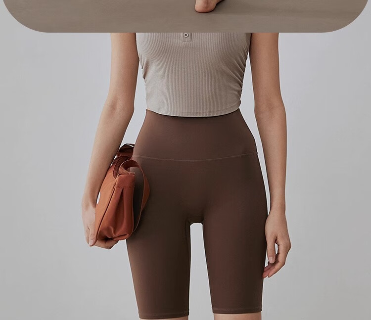 Gigt Yoga Shorts, Knee-Length Sports Shorts for Women, Summer Thin Running Training Fitness Wear, Cycling Pants, Butt-Lifting Dynamic Pants 11