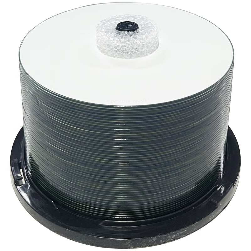 Aigo BD-R Blu-Ray Discs, 1x-12x Speed, 25GB Blank Discs, Printable, 50 Pieces in Barrel, High-Capacity Backup, Stable Burning