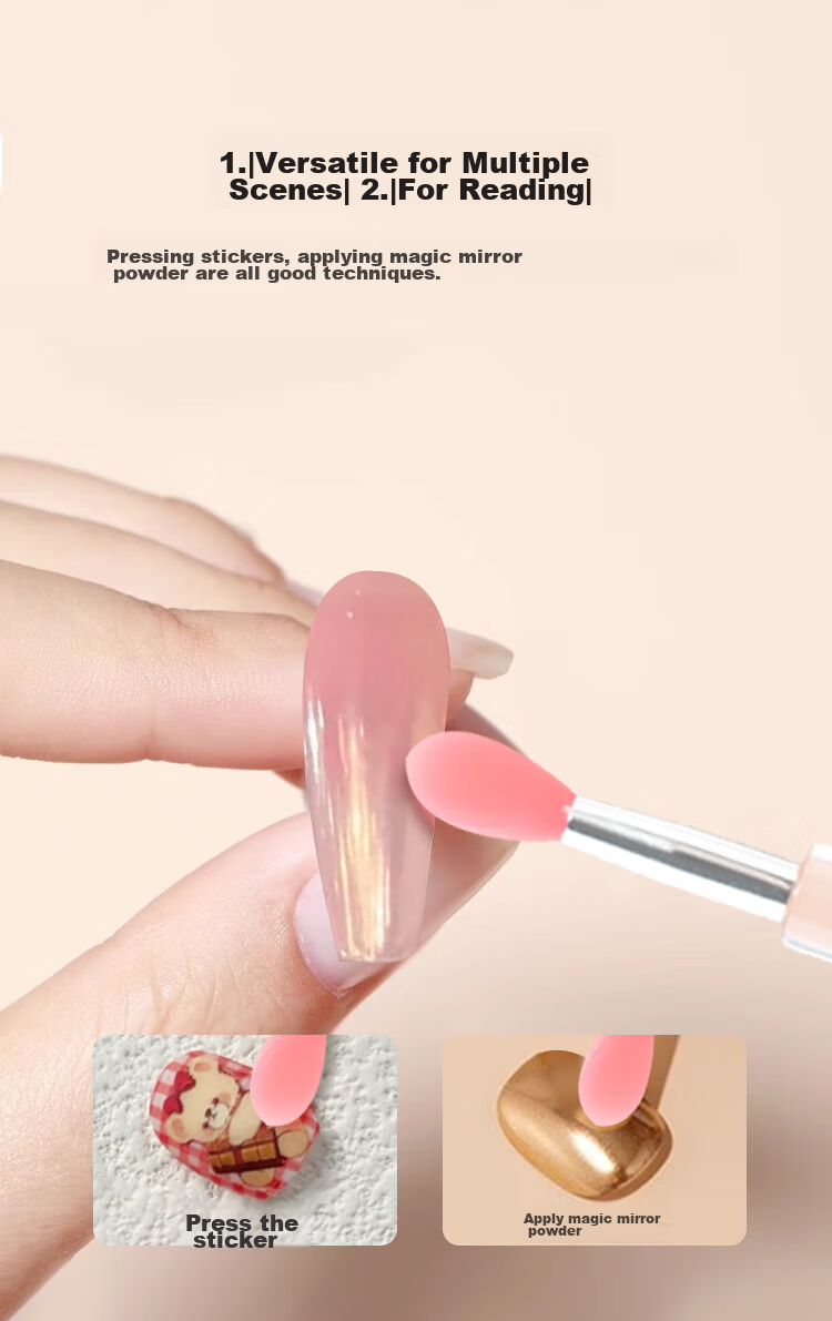 Meifuyu Silicone Lip Brush, 3 Pieces with Lid, Portable Lip Mask Brush, Lipstick Scoop, Application Stick, Lipstick Brush, Makeup Brush MF8314 6