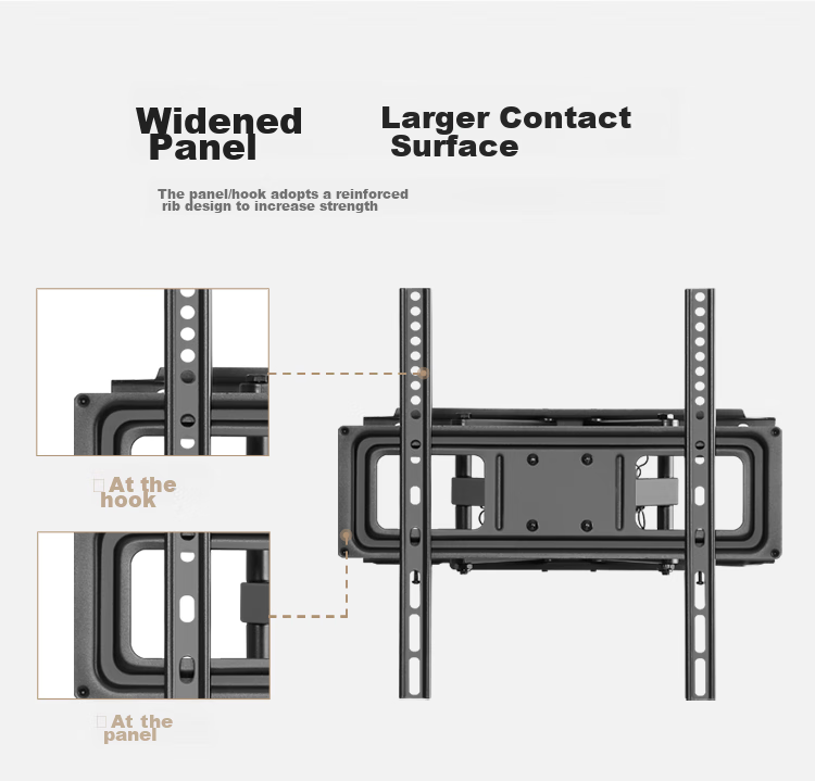 Brateck Beihu 50-100 Inch TV Wall Mount Bracket Rotatable Extendable for Xiaomi Hisense TCL Sony 60/65/70/75/85 Inch X65 14
