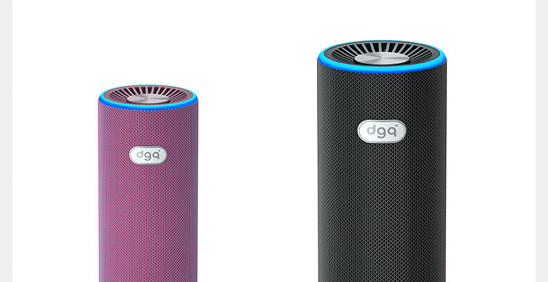 DGQ Car Air Purifier, New Car Formaldehyde And Odor Removal, Car Deodorizer, In-Car Smoke Eliminator, Smart Ozone Control C1 2