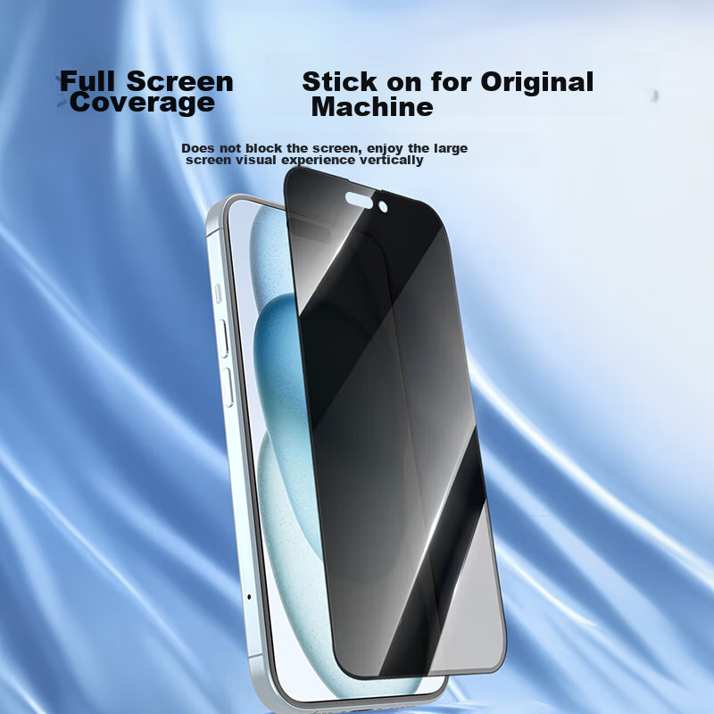 Защитная пленка для экрана JD Jingxuan, 2 шт., для Apple iPhone 15 Pro Max, из закаленного стекла Schott, с защитой конфиденциальности