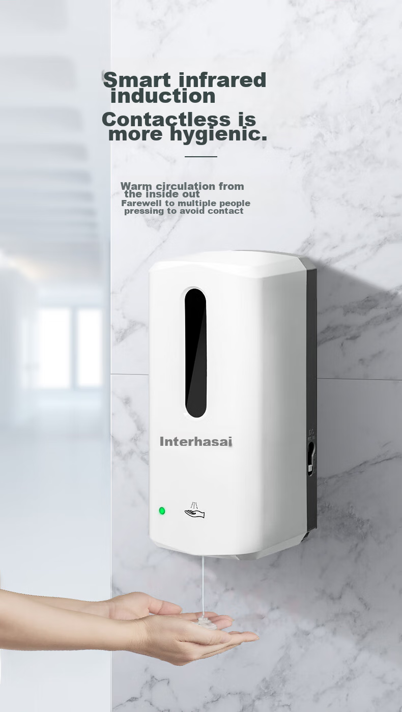 Interhasa! F9305 Automatic Soap Dispenser, Wall-Mounted Hand Soap Machine, Bathroom Soap Liquid Box 3