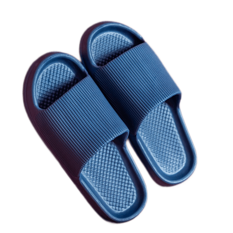 TZLDN Men's Home Slippers, Summer Non-Slip Indoor Bathroom Sandals, EVA Squishy Feeling, Couples' Home Sandals