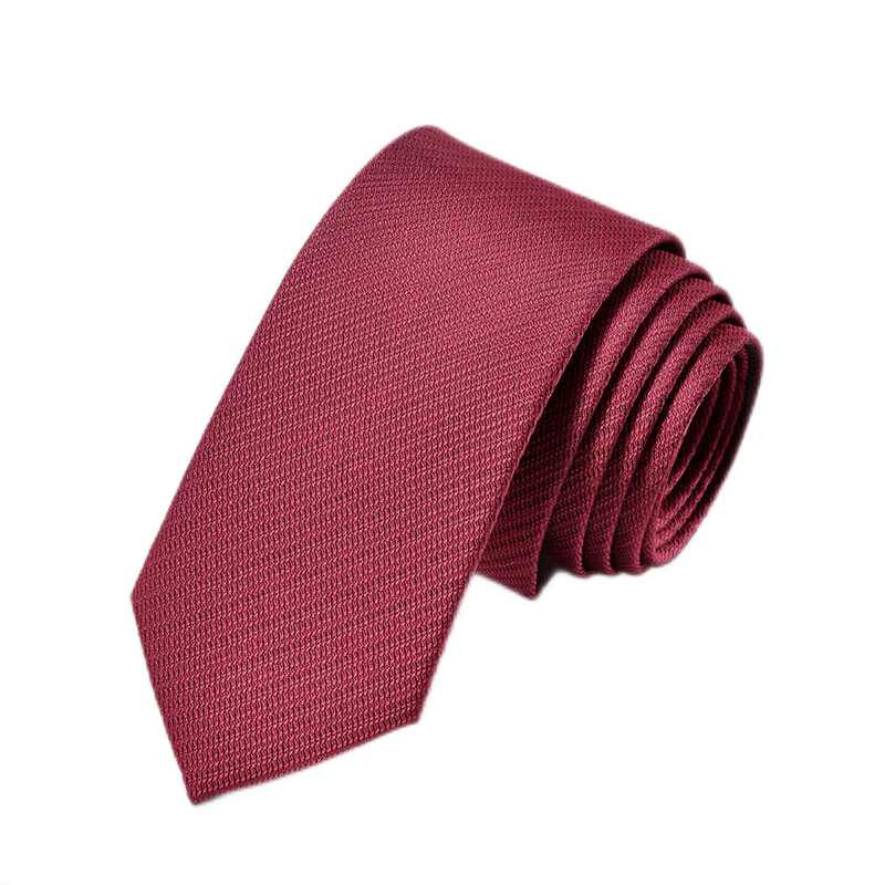 HLA Men's Formal Hand-Tied Necktie for Weddings, Grooms, Groomsmen, Business Suits, Narrow Lapel Style