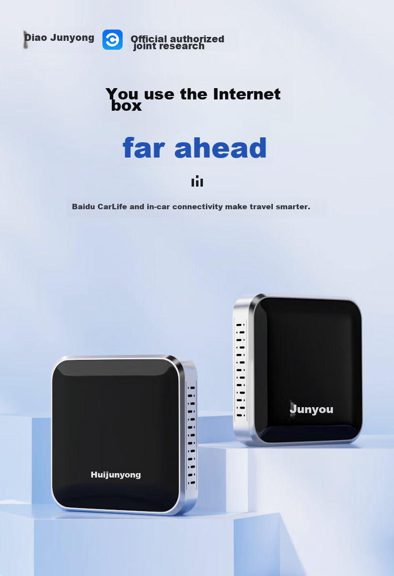 JunYong Baidu Wireless CarLife Compatible with Xiaomi Honor OPPO Samsung VIVO In-Car Connectivity Box [M6 Pro] 1