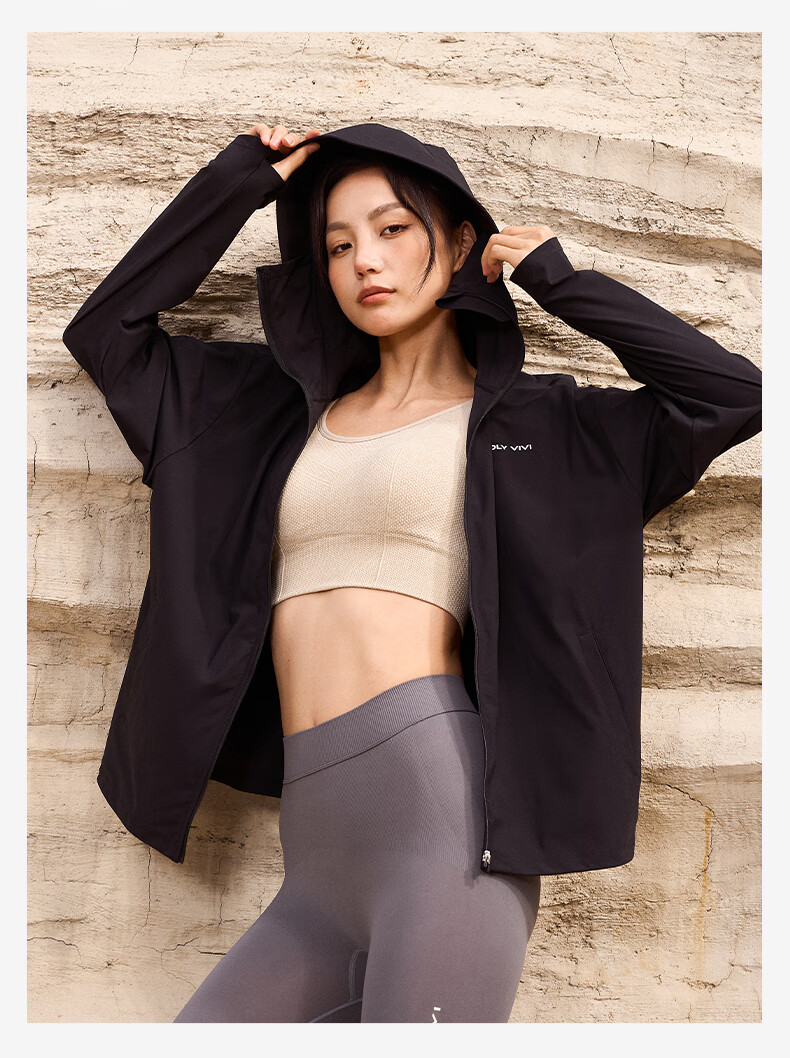 MOLY VIVI Women's Sun Protection Clothing, Summer Ice Silk Sun Protection Garment, UV-Resistant Outdoor Lightweight Couple Sunshade Jacket, Magic Vivy 25