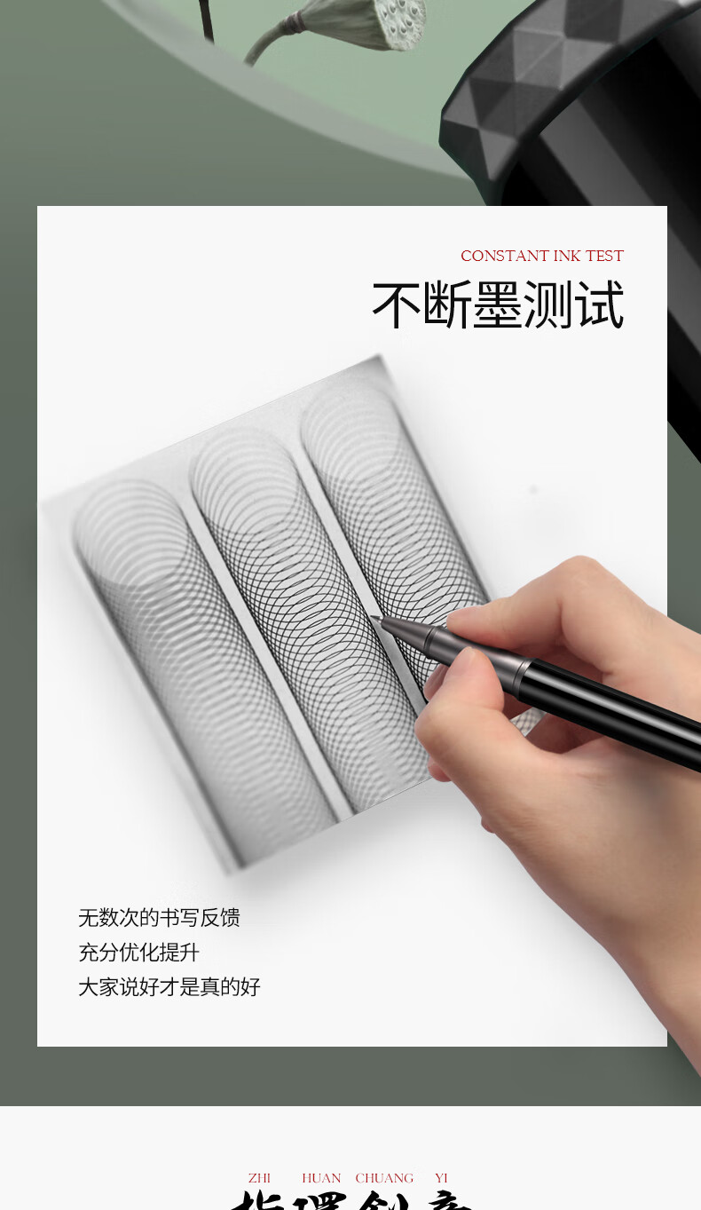 V.V.A [Mid-Autumn Festival And National Day Stationery Gift] Ballpoint Pen Gift Box, High-Quality Signature Pen Gift, Business Office Writing, Women's Student Gift for Teachers, Gift Box Set, Dark Blue, 0.5mm 1
